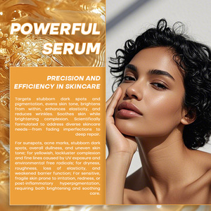 Sérum Visage Éclaircissant et Unifiant au Vitamine C & E, <span class=keywords><strong>Acide</strong></span> Tranexamique, Naturel et Bio, Réducteur de Pores, Marque Blanche - Product Image 3