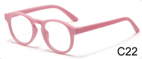 Gafas Ópticas de Alta Calidad para Niños, Montura de TPEE Única, Diseño Retro Personalizado, Monturas de Gafas Redondas