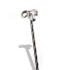 Best Selling 3D Ram Shape Long Handle Mini Metal Mixing Coffee Tea <b>Spoon</b> - Product Image 6