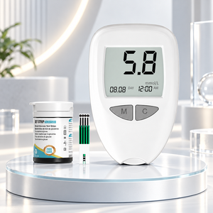 Kit de Monitoreo de Glucosa en Sangre para el Hogar MT-BGM02, Glucómetro con 50 Tiras Reactivas, 50 Lancetas y Dispositivo de Punción para Pruebas de Glucosa en Sangre - Product Image 1