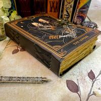 Journal en cuir Antique Deckle Edge Vintage Paper Book Of Shadows Grimoire Journal Leather Sketchbook by Indian Supplier