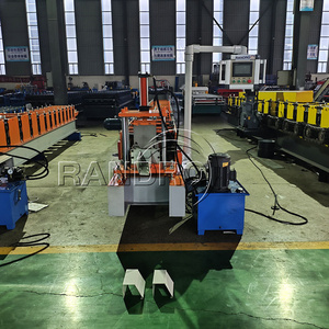 מכונות ייצור מרזבים מהירות ועמידות מפלדה, מרזב גשם למכונת ייצור אלומיניום, מכונת עיצוב גלי מרזבים - Product Image 4