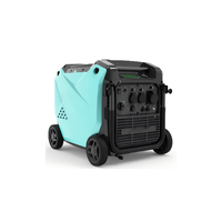 Générateur Inverter Professionnel 10000W avec Démarrage Électrique, Écran LED et Roues pour Food Truck Certifié CE EPA Euro 5