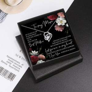 Collar de Regalo con Forma de Corazón de Circonio Aaa de Alta Calidad al por Mayor, Joyería de Lujo para Mujer, Te Amo hasta la Luna y de Regreso - Product Image 3