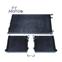 Pour Benz C63 (S) AMG Kit de radiateur Tube et aileron noir