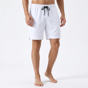 Shorts de course décontractés de luxe pour hommes 2026, 100 % polyester, haute qualité, motif uni, anti-plis, livraison DDP, best-seller - Product Image 1