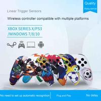 Manette de jeu sans fil 2,4 GHz personnalisée avec moteur de vibration pour XBOX Series/XBOX/One S, PS3, PC.