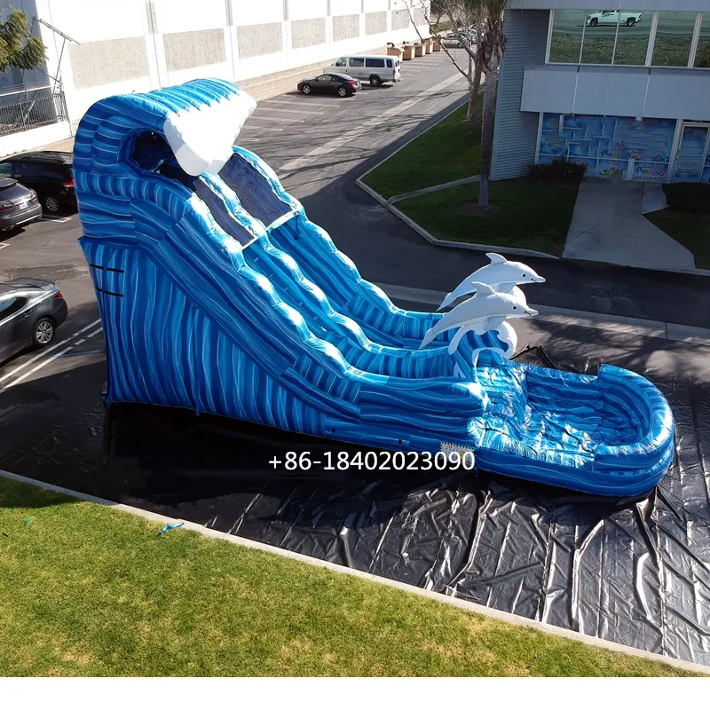 commercial bounce house inflatables water slide jumping castle with pool for kids bouncy jeux gonflable inflatable slide