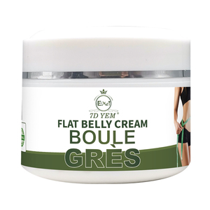 OEM Crème pour <span class=keywords><strong>ventre</strong></span> <span class=keywords><strong>plat</strong></span> 300g Lotion amincissante à base de plantes pour la peau, raffermissant, contour du corps, brûleur de graisse naturel, étiquette personnalisée - Product Image 2