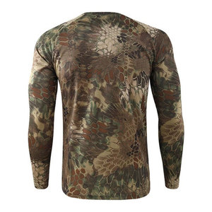 Camisa de Caza para Hombre, Manga Larga, Transpirable, 100% Poliéster, Diseño Sólido, Logotipo Personalizable - Product Image 2