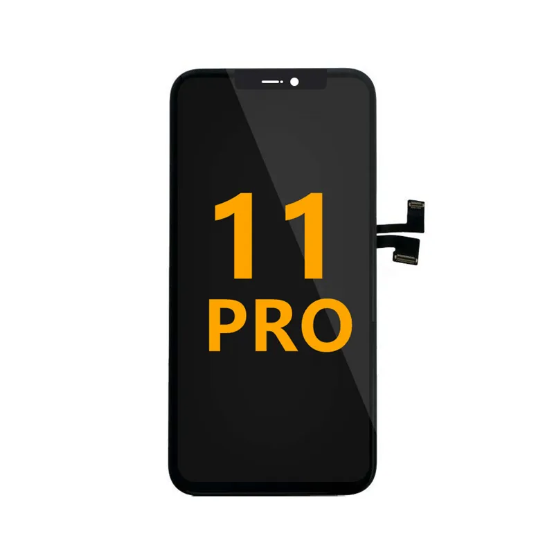 Grosir Suku Cadang Perbaikan Ponsel Perakitan LCD Tampilan Sentuh dan Sentuh untuk Iphone 11 Pro