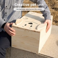 Ataúdes y urnas para mascotas hechos a medida, cajas de entierro de madera maciza