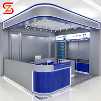 Vitrine d'exposition numérique pour magasin de téléphonie mobile, présentoir commercial personnalisé pour téléphones portables