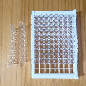 Fournitures de laboratoire EP-D9612 Medical PS High Absorption fond plat détachable 8 bandes ou 12 bandes 96 Well Elisa Plate - Product Image 3