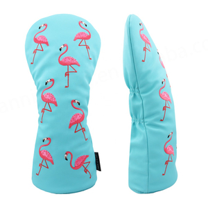 Housses de tête de golf personnalisées, imprimées, brodées, en cuir PU, pour clubs de golf. - Product Image 2