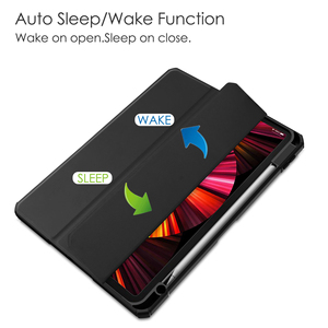 <span class=keywords><strong>Custodia</strong></span> per tablet in pelle PU a tre ante più recente in pelle acrilica per <span class=keywords><strong>apple</strong></span> <span class=keywords><strong>ipad</strong></span> air4 10.9 <span class=keywords><strong>pro</strong></span> <span class=keywords><strong>11</strong></span> 2018 2020 2021 smart cover - Product Image 4