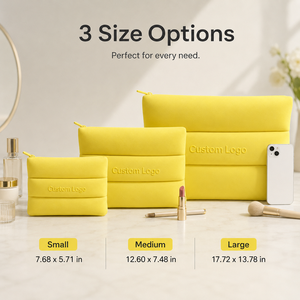 <span class=keywords><strong>Borsa</strong></span> Cosmetica Impermeabile in Neoprene con Logo Personalizzato, Astuccio Trapuntato per Trucchi, Grande Capacità, <span class=keywords><strong>Organizer</strong></span> da Viaggio Portatile per <span class=keywords><strong>Donna</strong></span> - Product Image 4