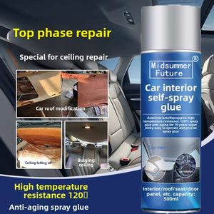 Adhesivo en Aerosol para Re-Adhesión de Tela de <span class=keywords><strong>Techo</strong></span> Interior de Automóvil, Autoadhesivo para Renovación, Sin Necesidad de Desmontaje, 500ml - Product Image 3