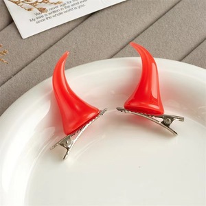 Fermagli per Capelli a Forma di Corna del Diavolo per Halloween, Accessorio Personalizzato per Donna, Ideale per Feste di Halloween - Product Image 4