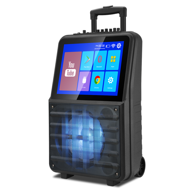 Professional Mobile Party KTV Speaker Portable High-Power Entertainment Audio System With Smart Touchscreen