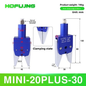 Robot Arm <b>MINI</b>-20PLUS Cylinder with Deepened Tooth Slot <b>Clamp</b> Thickened Aluminum Alloy Airtight and Pneumatic - Product Image 6
