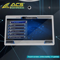 Mesin Dart Elektronik Komersial ACS dengan Ujung Lunak, Sistem Permainan Android 15, Dioperasikan dengan Koin, untuk KTV, Pesta, dan Arcade