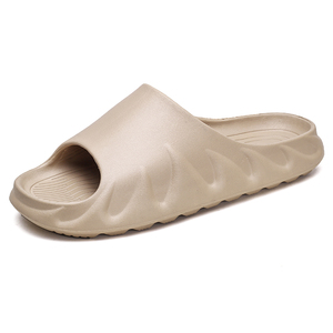 Mejor Venta de diseño LOGO clásico confort chanclas <span class=keywords><strong>hombre</strong></span> mullido casa dormitorio hogar interior baño toboganes zapatillas - Product Image 2