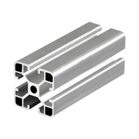 Profilé en aluminium anodisé noir argenté industriel à rainures en T, profilé d'extrusion en aluminium 4040, fabrication en aluminium