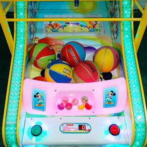 Machine d'arcade de basket-ball à monnayeur pour enfants, design <span class=keywords><strong>Mickey</strong></span>/Panda, pour parc d'attractions - Product Image 4