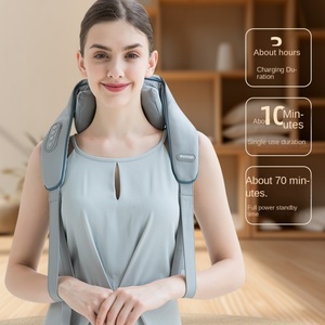 Cervical Vertebra Neck & Shoulder Massager <b>with</b> Trapezius Muscle Kneading Simulation Timing <b>Control</b> <b>USB</b> Plug - Product Image 3