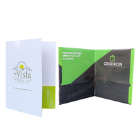 Dossiers de présentation personnalisés en gros A4 A5 A6, écologiques, imperméables, avec pochette et emplacement pour cartes de visite