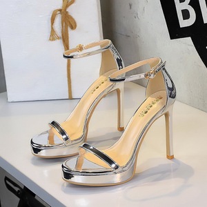 Sandales à talon aiguille de 11 cm, bout ouvert, fines, plateforme, chaussures pour femmes 2025 - Product Image 4