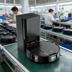 หุ่นยนต์ดูดฝุ่นอัจฉริยะ V2G-SJ กวาด ถูพื้น ระบบนำทางด้วยไจโร ระบบเทฝุ่นออกเอง พร้อมไส้กรอง HEPA สำหรับพื้นเปียกและแห้ง เหมาะสำหรับโรงแรม รองรับ OEM ระบบ Tuya Smart แรงดูด 3500PA - Product Image 1