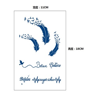 Commercio all'ingrosso <span class=keywords><strong>e</strong></span> personalizzato tatuaggio uomini <span class=keywords><strong>e</strong></span> donne impermeabili temporaneo tatuaggio adesivi Semi permanente - Product Image 5