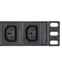 Tira de alimentación de montaje en estante, 1u, 1.5u, pdu, IEC c13, 10A, 9 vías, buen precio
