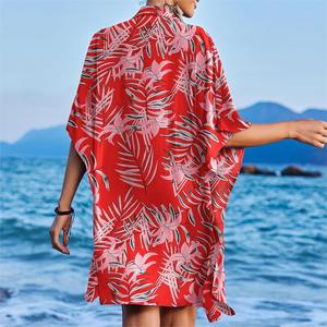 Aloha donna design personalizzato 100% rayon camicia vacanza abito da donna stampa digitale estiva casual maniche corte camicia abito da spiaggia - Product Image 3