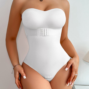 Faja Moldeadora sin Tirantes con Control de Abdomen y Sujetador Integrado para Mujer, Faja Reductora Ligera Tipo Tanga - Product Image 1