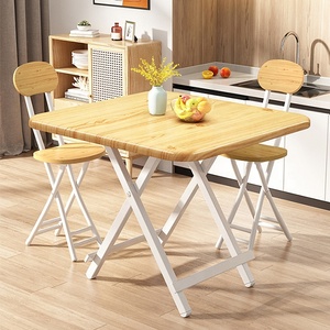 Vuông gấp giá rẻ nhỏ gọn phòng ăn nhỏ Bảng bộ - Product Image 2