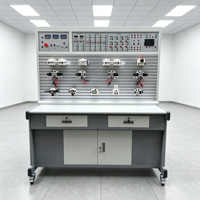 Banc de travail de formation en contrôle PLC pneumatique industriel pour projet de laboratoire de collège technique
