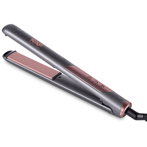เครื่องหนีบผม RAF 38W พร้อมระบบควบคุมอุณหภูมิแบบดิจิตอล แผ่นเคลือบเซรามิก สำหรับจัดแต่งทรงผมที่บ้านทุกวัน - Product Image 1