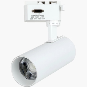 Rail d'éclairage à LED 20W 3CCT 6000K-4000K-3000K commutable 15D/24D/36D 165-265V Rail d'éclairage commercial - Product Image 3