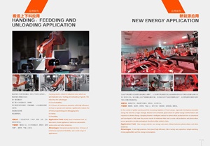 Robot Industri kecepatan tinggi untuk aplikasi jangkauan lebar pemosisian ulang luar biasa pemotongan Laser palletisasi Akurasi - Product Image 6