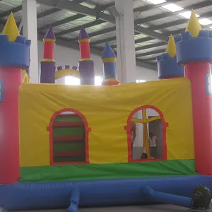 Casa de salto comercial popular, castelo inflável para crianças, trampolim inflável para aluguel