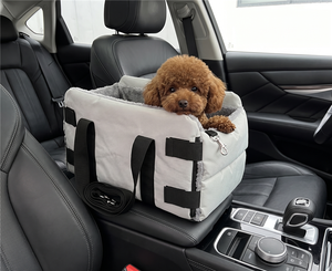 Mittelkonsole Hunde-Autositz Faltbar Waschbar Tragbarer Haustier-Reiseträger 600D Oxford Vordersitz - Product Image 3