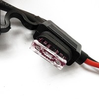 Câble d'alimentation pour batterie de vélo électrique, contrôleur de batterie au lithium, fusible, cordon d'alimentation en silicone 14AWG, pièces résistantes aux hautes températures