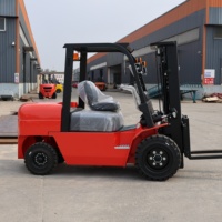 Qingcha Nueva Carretilla Elevadora Pequeña de 4 Toneladas, Carretilla Elevadora de 3.5 Toneladas, Carretillas Elevadoras Diésel de 3 Toneladas con Motor EPA Euro 5 Opcional