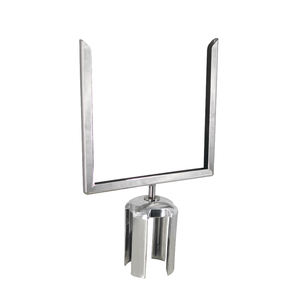 Traust cinghia retrattile montanti A4 A3 in acciaio segno porta telaio verticale orizzontale a forma di U barriere di traffico barriera coda - Product Image 1