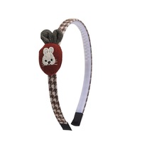 Automne hiver Super mignon champignon tricoté bandeau pour filles petit Animal pain boucle cheveux accessoires