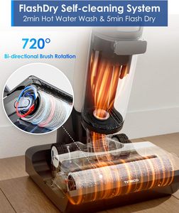 Aspirateur sans fil <span class=keywords><strong>Tineco</strong></span> puissant et durable, sec et humide, pour l'extérieur et la maison, solution de nettoyage en une seule étape, moteur sans balais HEPA, sols durs - Product Image 4