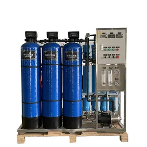 Precio de fábrica 1000L planta de desalinización de ósmosis inversa Ro purificación de agua que hace la máquina de agua desionizada